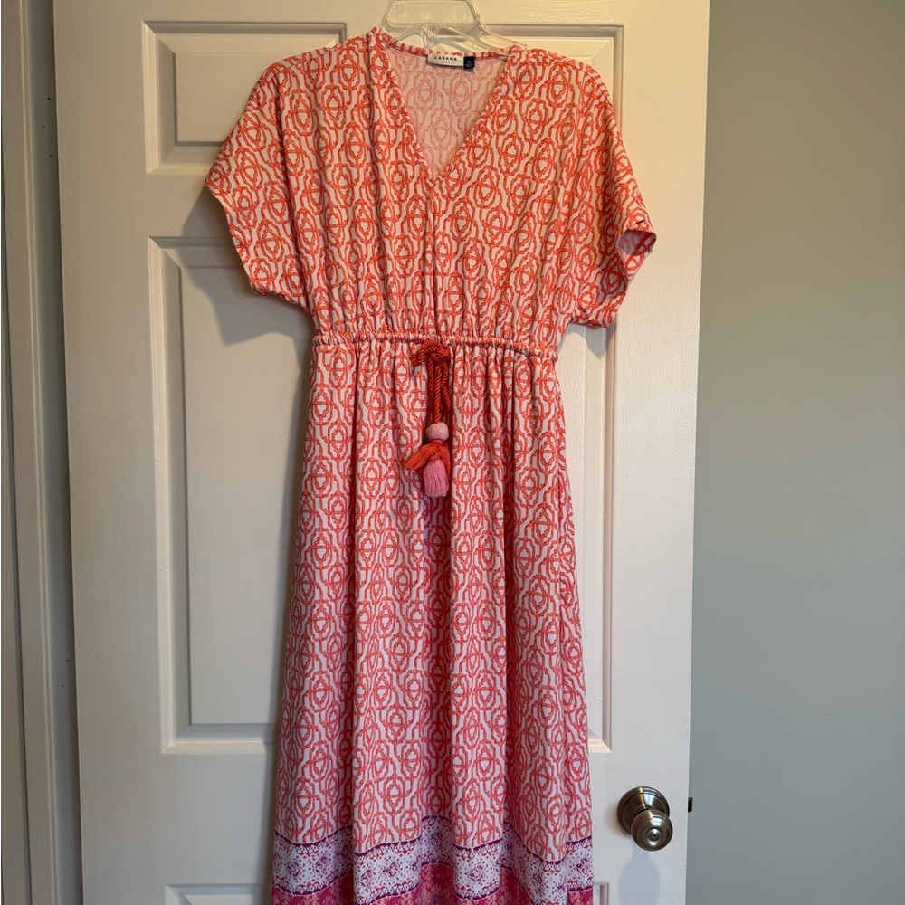 Cabana Life Tie Waist Midi Dress